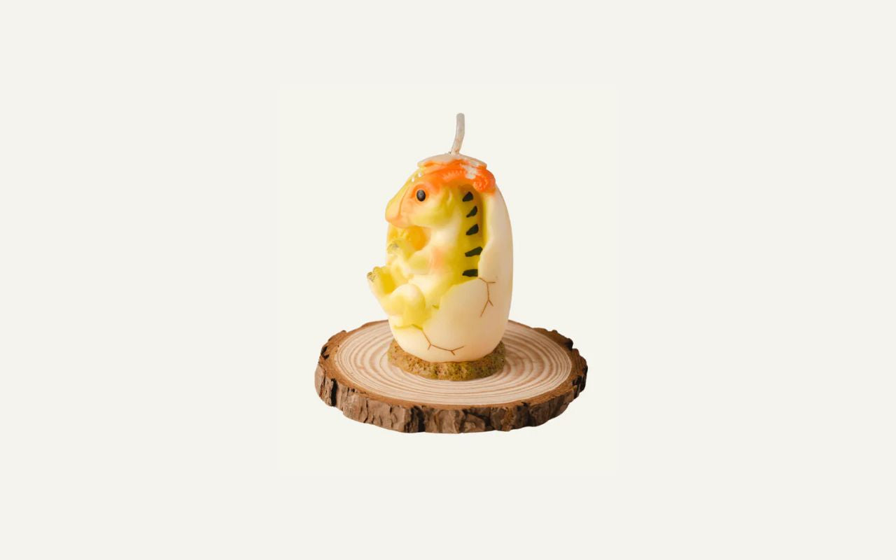 Southlakegifts cake couture Parasaurolophus Dinosaur Candle