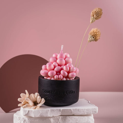 The Pink Moonstone Succulent Candle - a unique and thoughtful gift, perfect for self-care and mindfulness. Available now at Southlake Gifts Canada