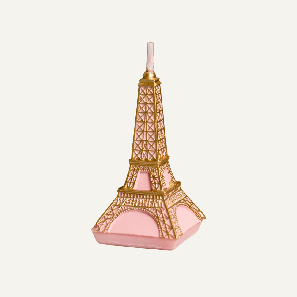 Eiffel Tower Candle in pink from Southlake Gifts Canada, a love statement candle decoration and perfect candle gift for her. 