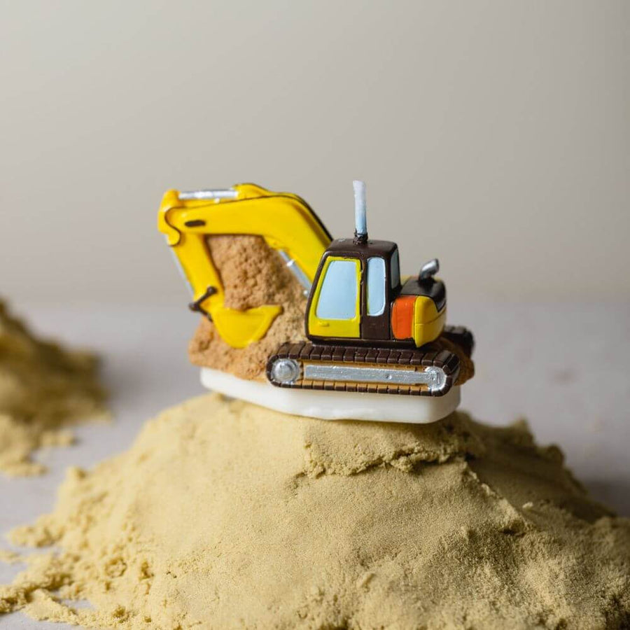 Excavator Candle from Kids Kingdom Candle Collection. Shop now at Southlake Gifts Canada, your ultimate candle gift store in Canada.
