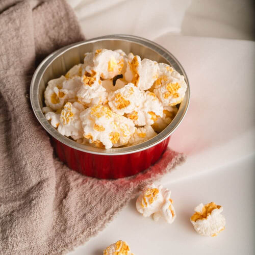 Popcorn Gift Candle - Surprise a friend or loved one with the delightful scent of popcorn from this unique gift candle from Southlake Gifts Canada