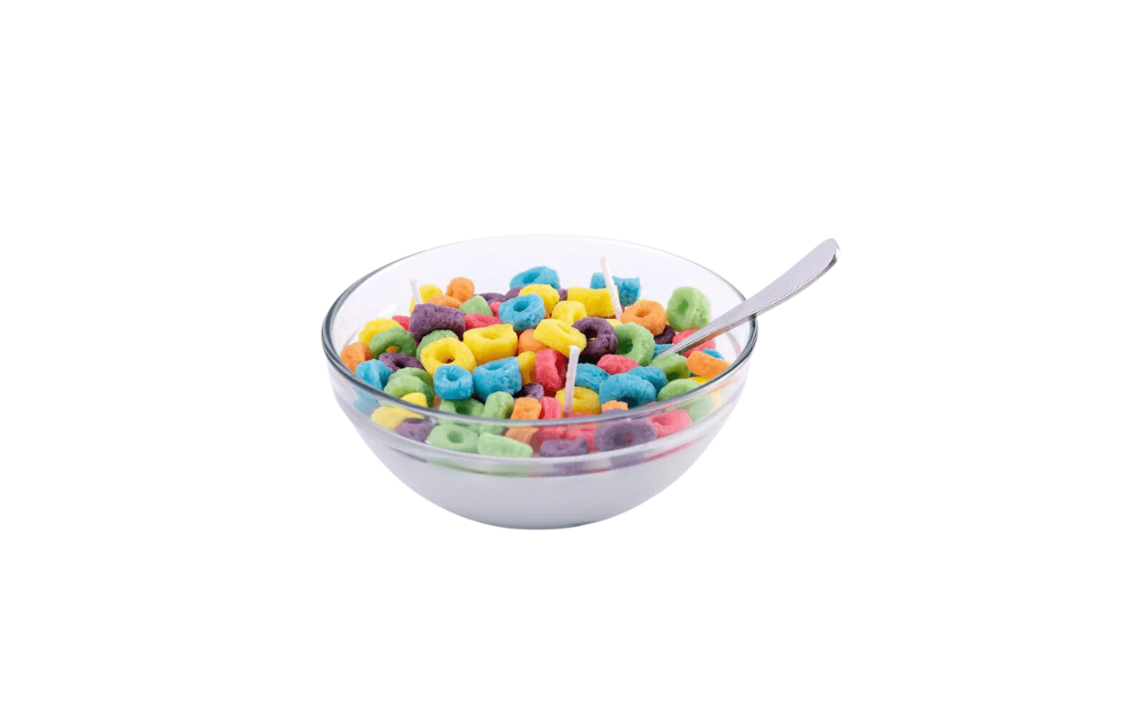 Southlakegifts canada ：Fruit Loops Cereal Candle Bowl