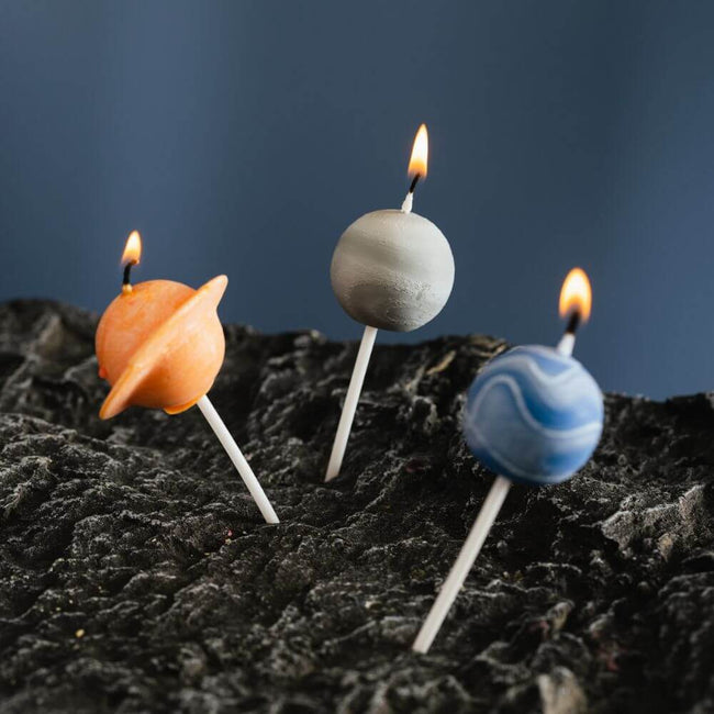 The unique Galaxy Planet Candle are hand-sculpted to resemble the wonders of the cosmos from Southlake Gifts Canada.