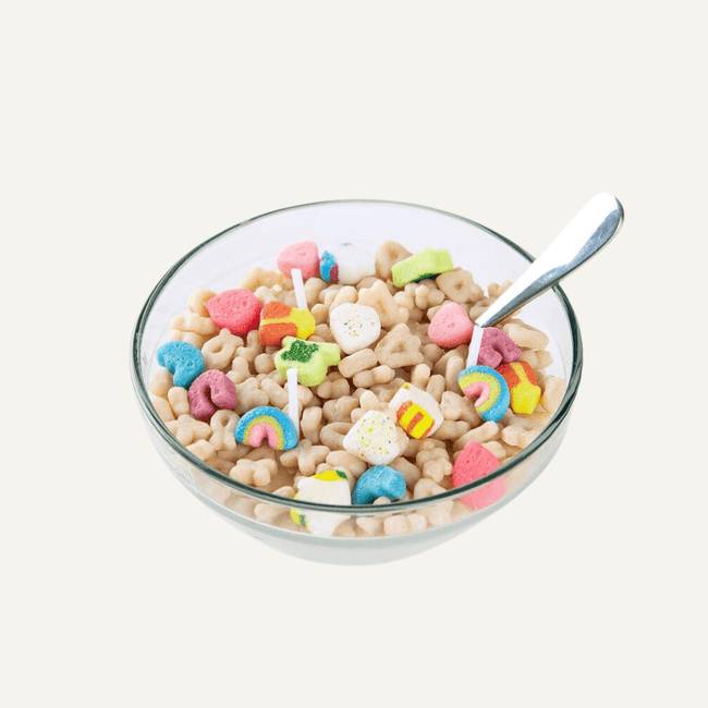 Elevate your candle experience with the Lucky Charms Cereal Candle Bowl from Southlake Gifts Canada. This delightful bowl features colorful cereal pieces and a scented candle, making it the perfect blend of nostalgia and relaxation