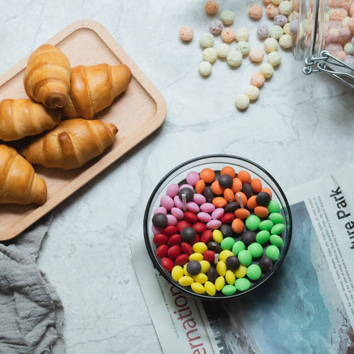 M&amp;M Rainbow Chocolate Candle Bowl - Gift Idea - Surprise someone special with this delightful candle bowl. The colorful M&amp;M rainbow design and irresistible chocolate scent make it a perfect gift for chocolate lovers. Available at Southlake Gifts Canada