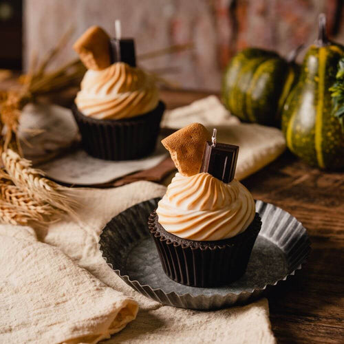 The handmade S&#39;more Cupcake Candle for a sweet tooth&#39;s birthday from Southlake Gifts Canada.