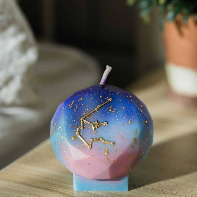 Aquarius Zodiac Sign Candle - Handmade Astrology-themed Candle from Southlake Gifts Canada