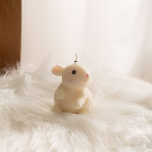 Handmade Blushing Bunny Candle - Charming Home Decor - Southlake Gifts Canada