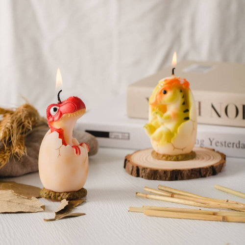 Enhance your space with the Bolon Dinosaur Candle from Southlake Gifts Canada – Consider the set option with the Parasaurolophus Candle for a complete set