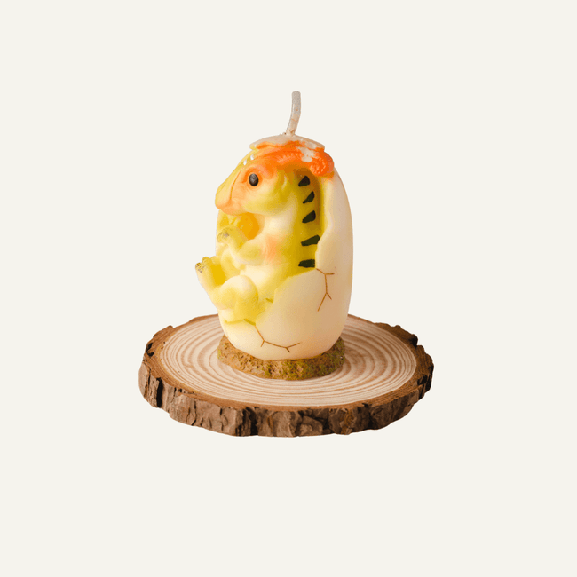 Shop the Parasaurolophus Dinosaur Candle exclusively at Southlake Gifts Canada - a unique and playful decor item perfect for dinosaur lovers of any age