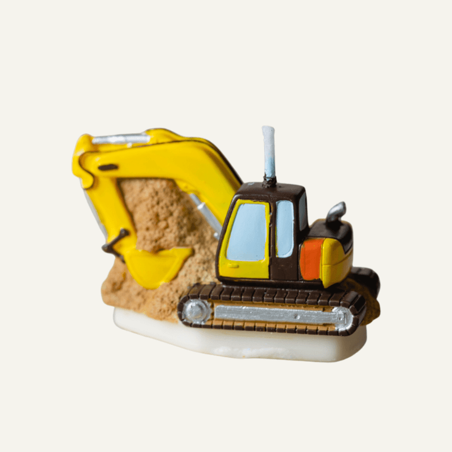 Realistic Excavator Candle, perfect for construction vehicle enthusiasts - Southlake Gifts Canada