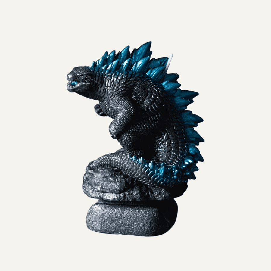 Godzilla Candle from Southlake Gifts Canada- Captivating miniature candle depicting the legendary monster