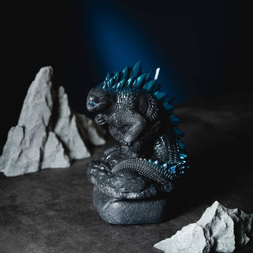 Collectible Godzilla Candle - Bring the epic battle to life with this miniature masterpiece