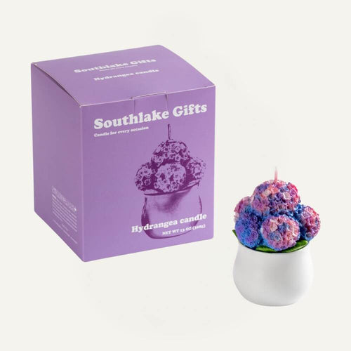 Give the perfect gift with the handcrafted and handpainted Hydrangea Candle from Southlake Gifts Canada - a realistic and elegant candle gifts accessory for any home decor