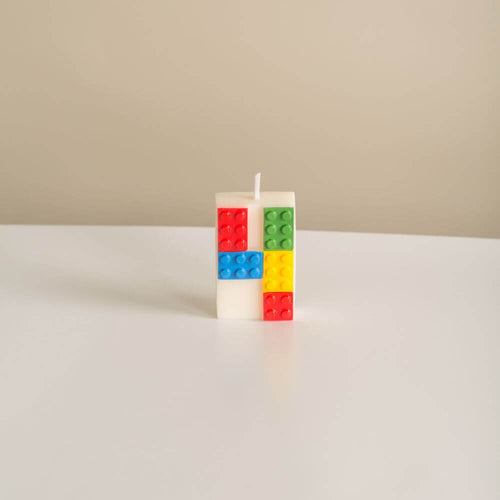 Number Birthday Candle 4 from Southlake Gifts Canada with Lego Design