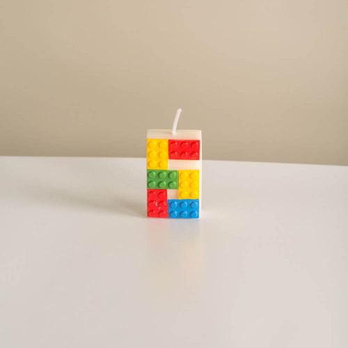 Number Birthday Candle 6 from Southlake Gifts Canada with Lego Design