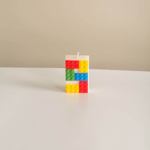 Number Birthday Candle 9 from Southlake Gifts Canada with Lego Design