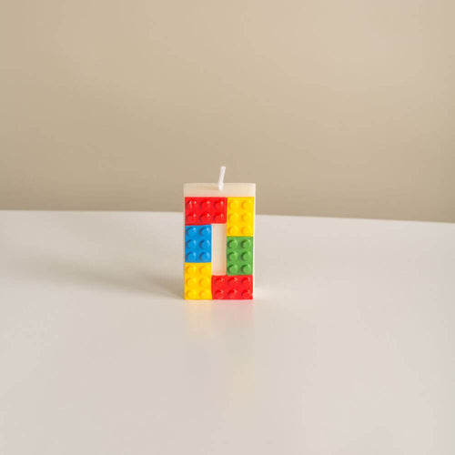 Number Birthday Candle 0 from Southlake Gifts Canada with Lego Design