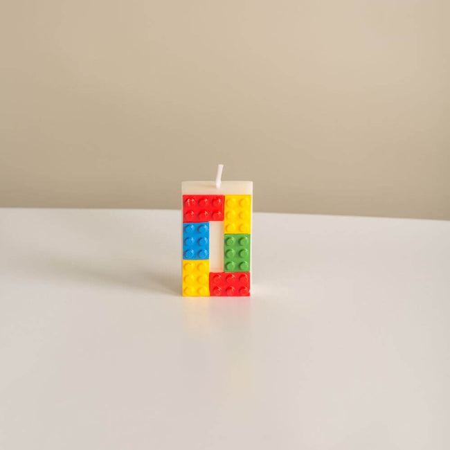 Number Birthday Candle 0 from Southlake Gifts Canada with Lego Design