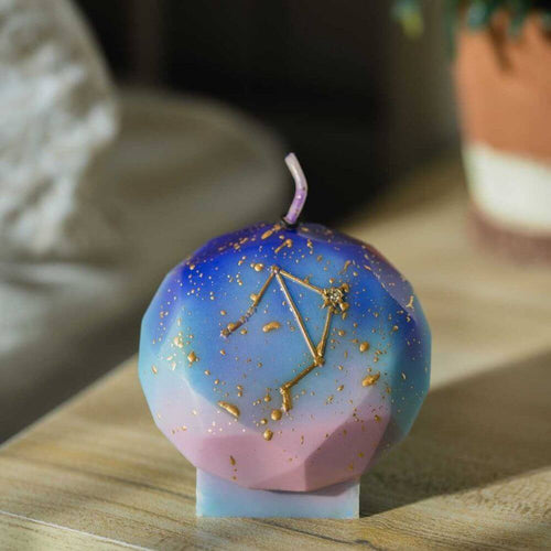 Libra Zodiac Sign Candle - Handmade Astrology-themed Candle from Southlake Gifts Canada
