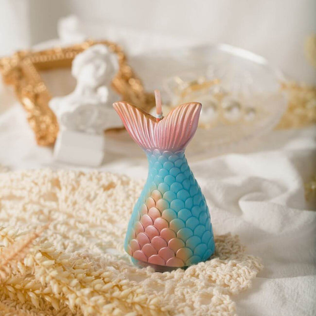 Take your cake decor to the next level with the stunning Mermaid Tail Candle, now serving as a unique cake topper exclusively at Southlake Gifts Canada