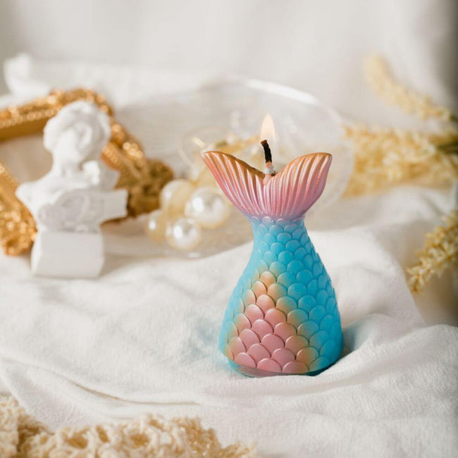 For mermaid lovers, here's a decorative candle to add to your aquatic decorations from Southlake Gifts Canada