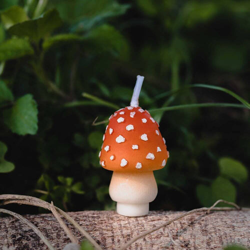 Add a touch of enchantment to your decor with the Mini Mushroom Candle from Southlake Gifts Canada