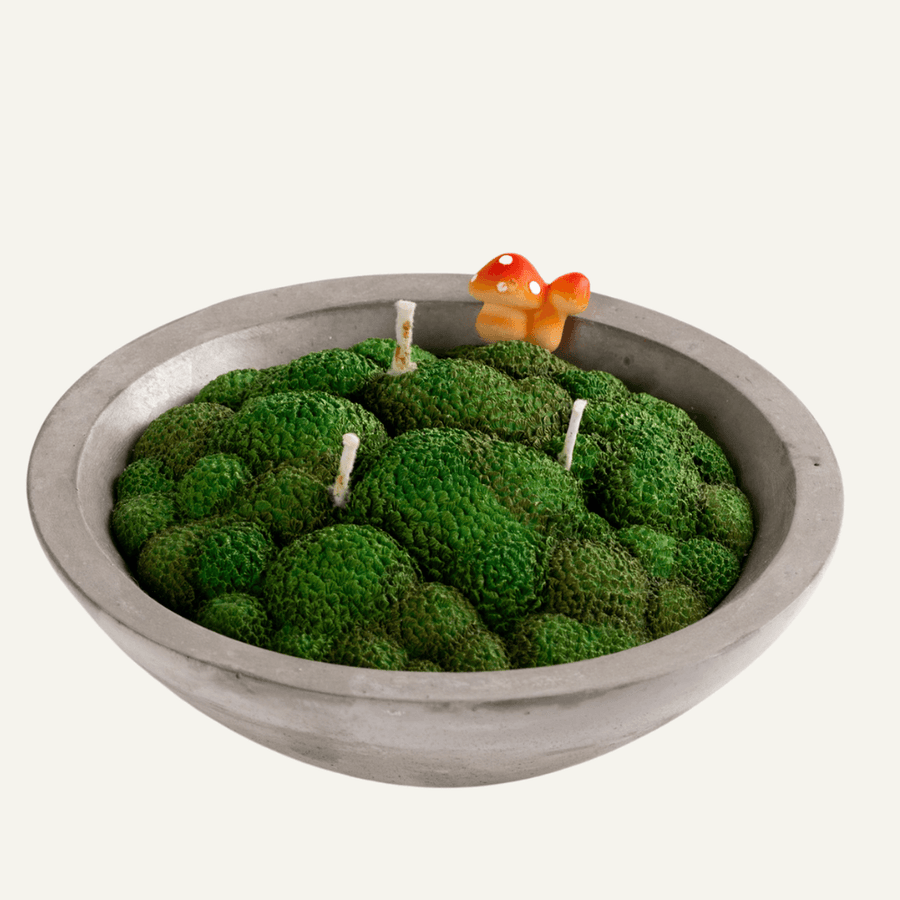 The Moss Candle Bowl - Southlake Gifts Canada