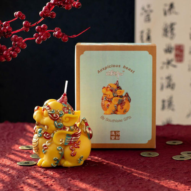 Chinese Fortune Pixiu Scented Candle from Southlake Gifts Canada