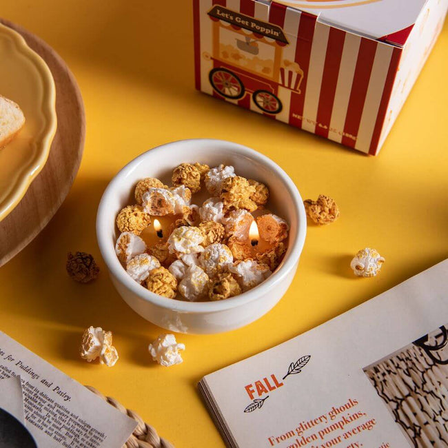 Elevate your home decor with the Popcorn Candle from Southlake Gift Canada. Carefully poured soy wax creates a long-lasting burn, filling your space with the nostalgic aroma of buttery popcorn. An ideal gift for movie enthusiasts and popcorn lovers alike