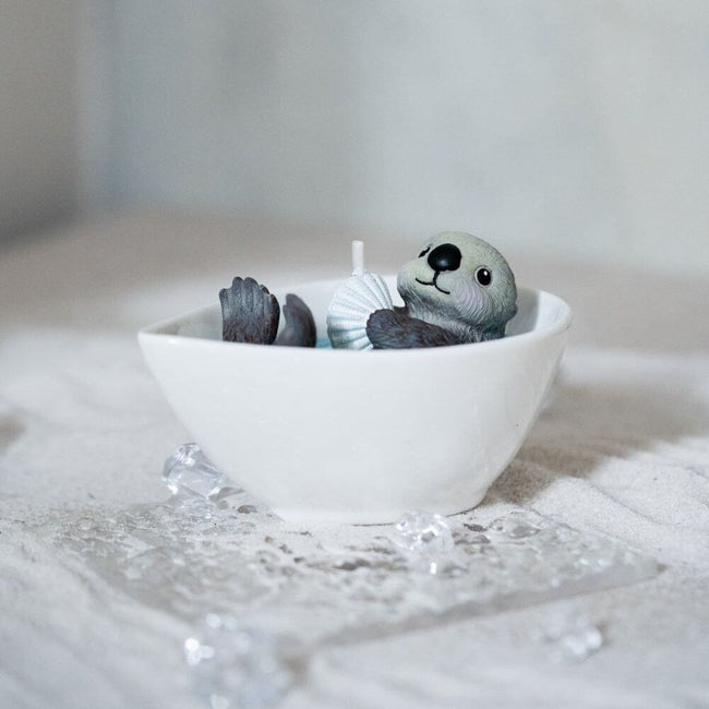 Sea Otter Candle - Cute Home Decor - Southlake Gifts Canada