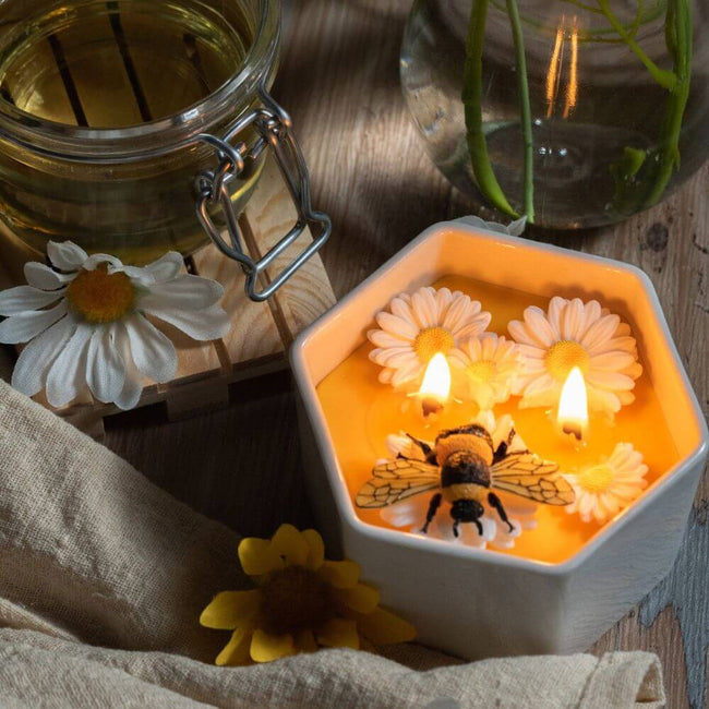 Handcrafted Spring Blossom Candle Bowl from Southlake Gifts Canada