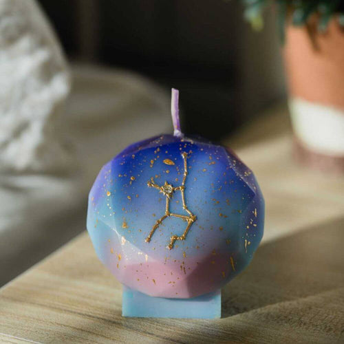 Virgo Zodiac Sign Candle - Handmade Astrology-themed Candle from Southlake Gifts Canada